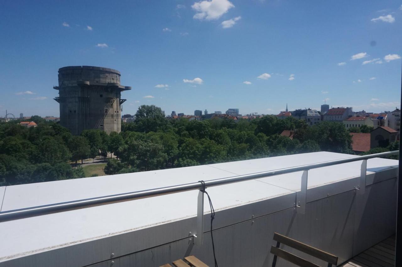 Augartenblick Penthaus 14 - Blick Zum Riesenrad Wenen Buitenkant foto